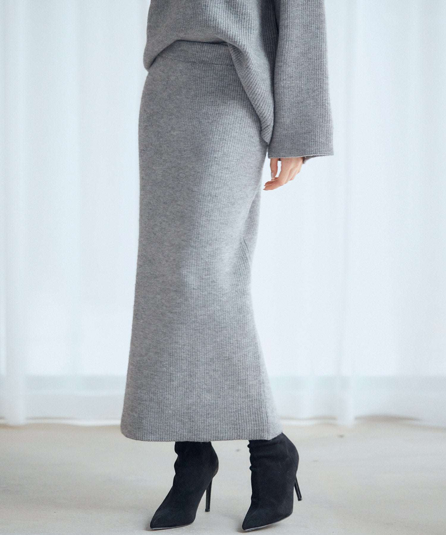 着回し拔群ニットセットアップsdp8043 グレー