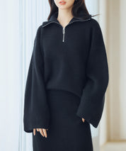 着回し拔群ニットセットアップsdp8043 ブラック