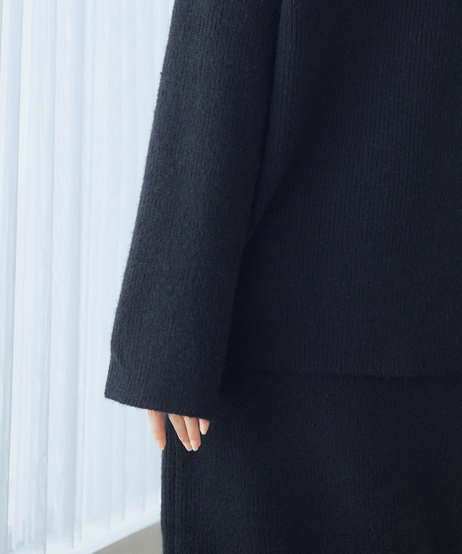 着回し拔群ニットセットアップsdp8043 ブラック