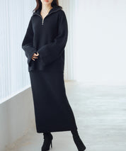 着回し拔群ニットセットアップsdp8043 ブラック