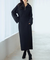 着回し拔群ニットセットアップsdp8043 ブラック