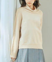 タートルネックニットプルオーバーsdp8045 ベージュ