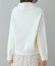 タートルネックニットプルオーバーsdp8045 アイボリー