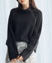 タートルネックニットプルオーバーsdp8045 ブラック