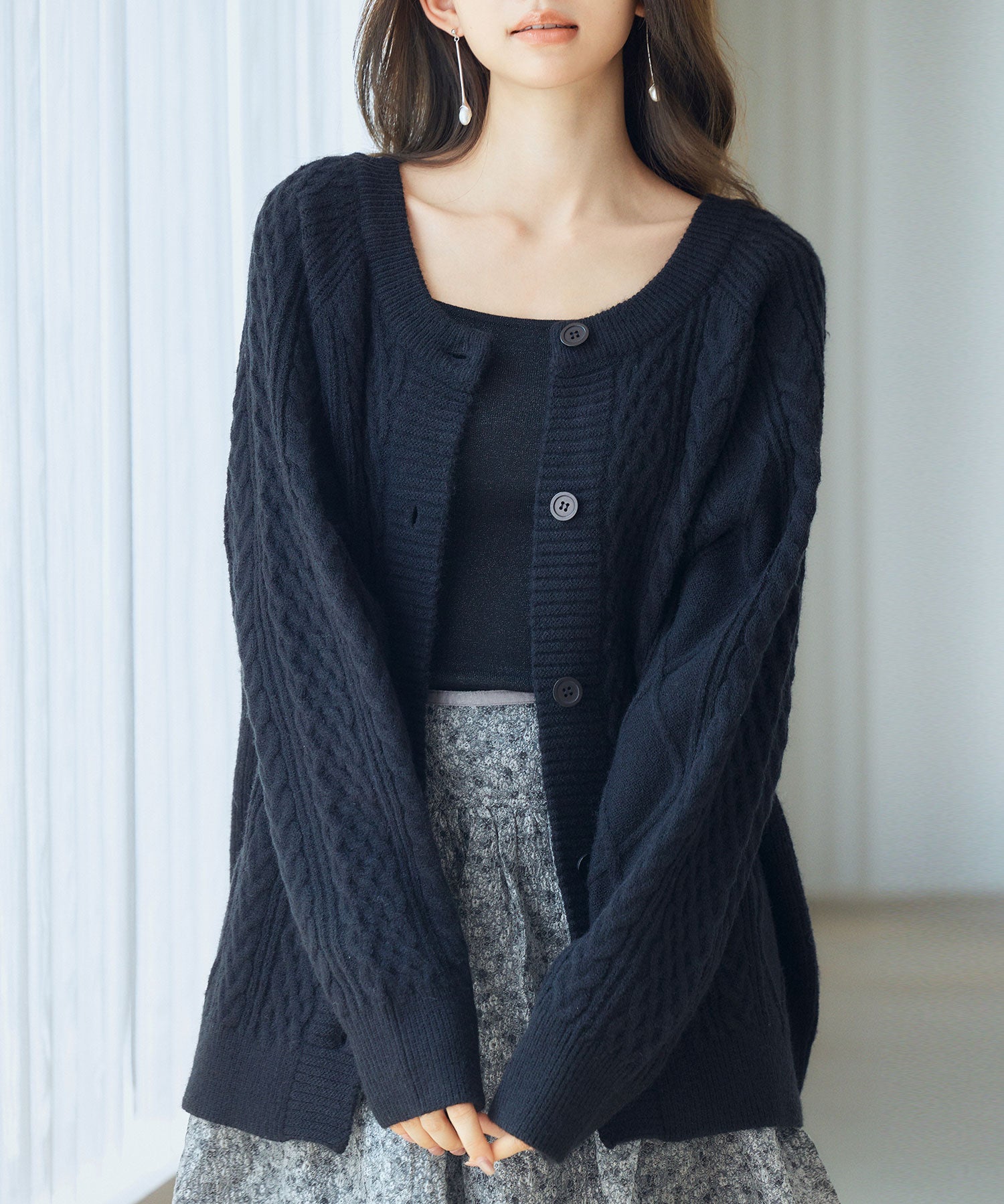 3wayケーブル編みカーディガンsdp8048-103-8