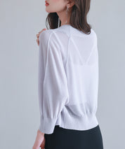 ラグランスリーブVネックカーディガンsdp8055 ラベンダー