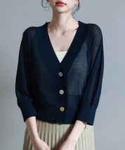 ラグランスリーブVネックカーディガンsdp8055-103-16