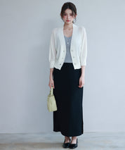 ラグランスリーブVネックカーディガンsdp8055 アイボリー