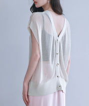 【4way】透かし編みニットカーディガンsdp8057 ベージュ