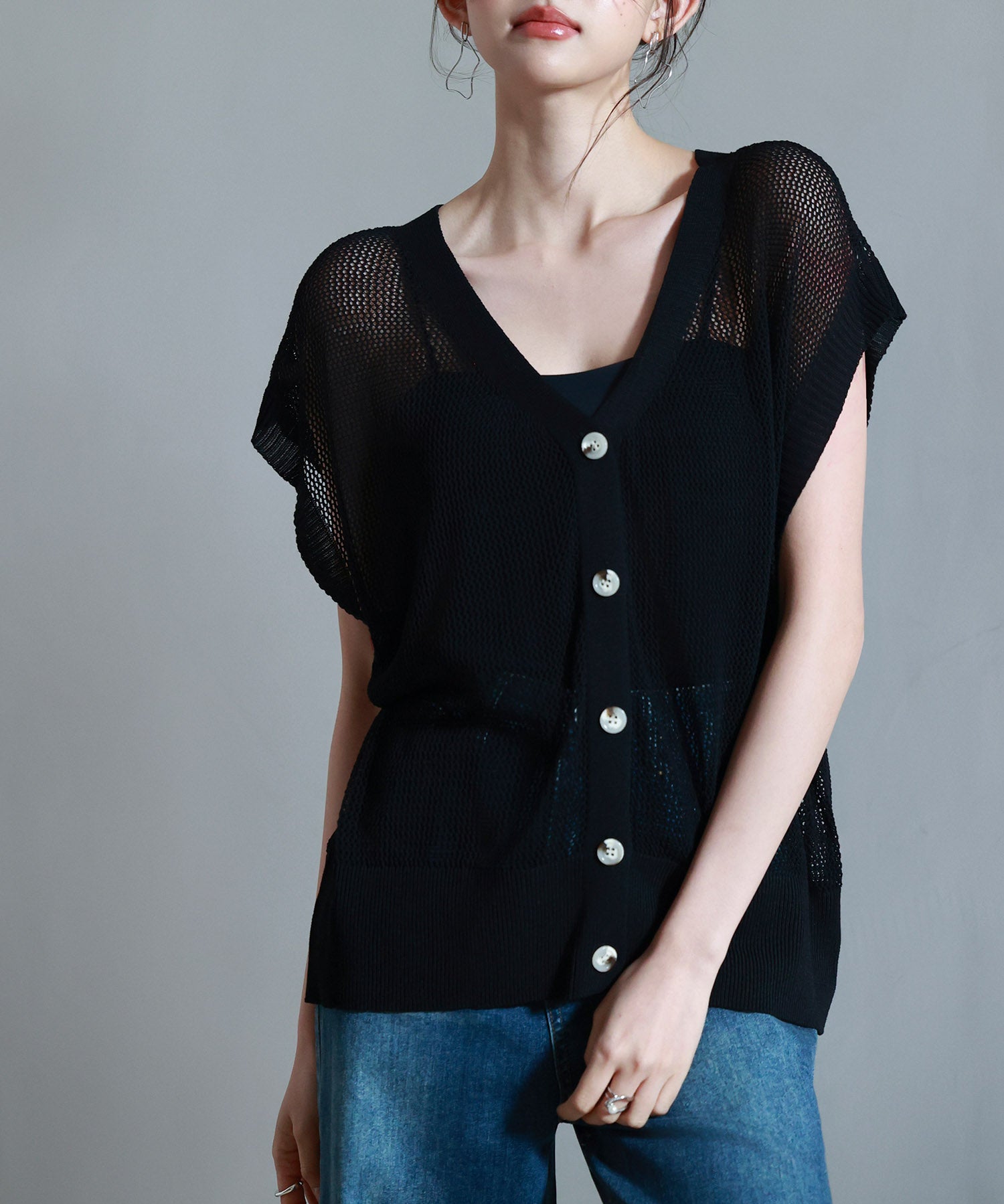 【4way】透かし編みニットカーディガンsdp8057-103-8