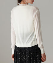 冷房・紫外線対策ニットカーディガンsdp8063 アイボリー