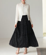 冷房・紫外線対策ニットカーディガンsdp8063 アイボリー