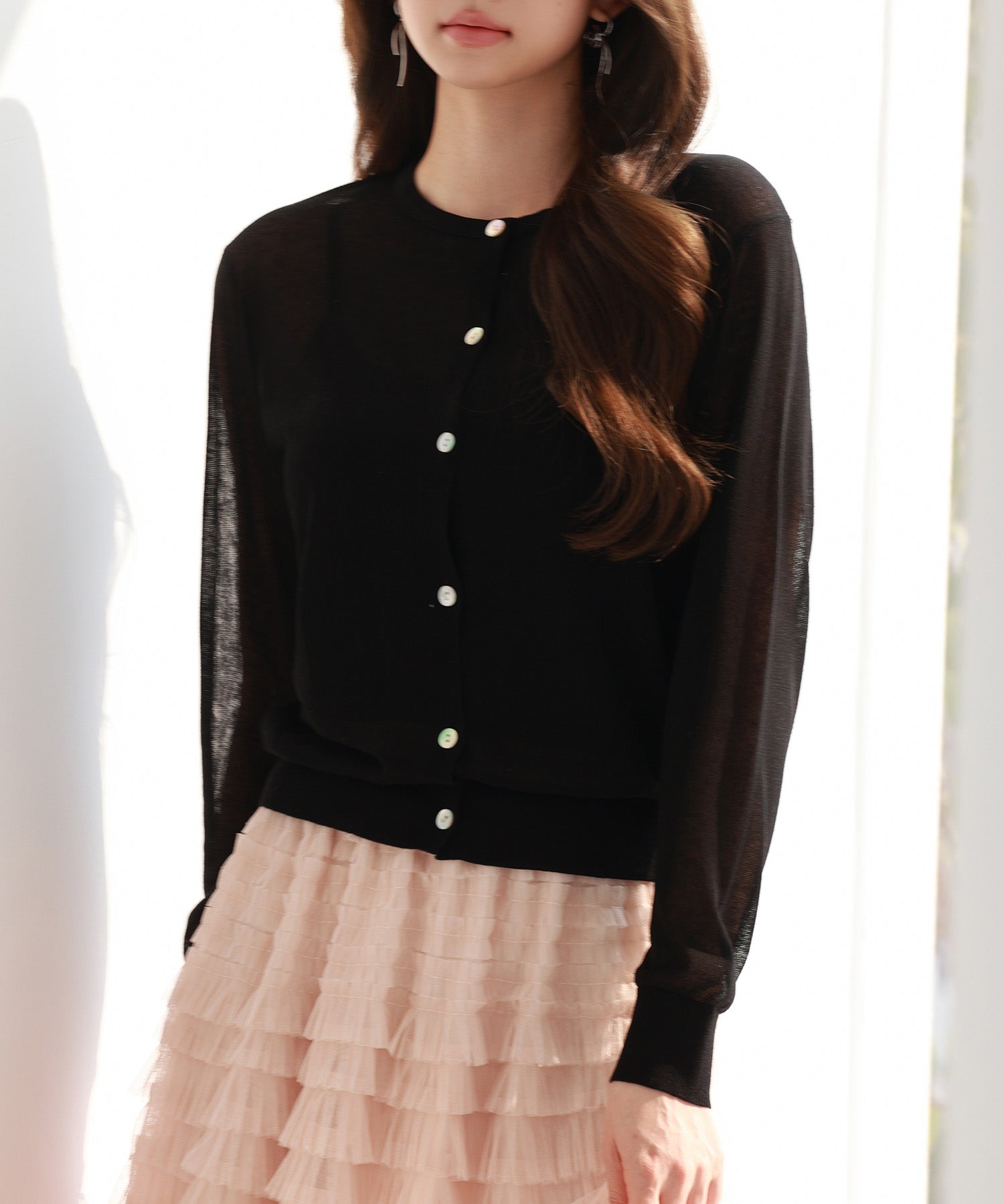 冷房・紫外線対策ニットカーディガンsdp8063-103-8