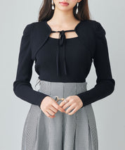 レイヤード風リブ編みニットトップスsdp8064-102-8