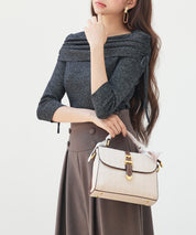 オフショルダーニットトップスsdp8084 ブラック