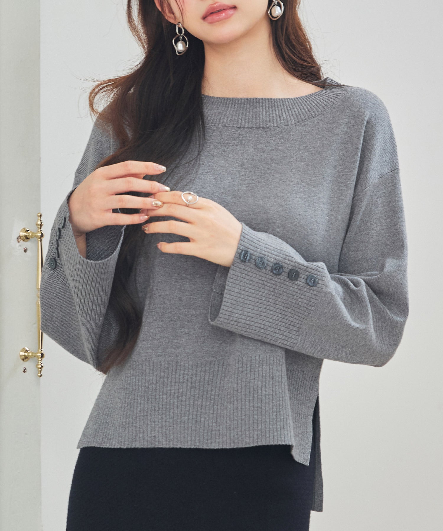 FOXEY☆ニットトップス＂Eleanor＂38サイズ／グレー The Eleanor Cardigan in HeaTher Grey | Women's Cardigan Sweaters