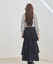 バルキー・ニットショート丈カーディガン
sdp8108 グレー