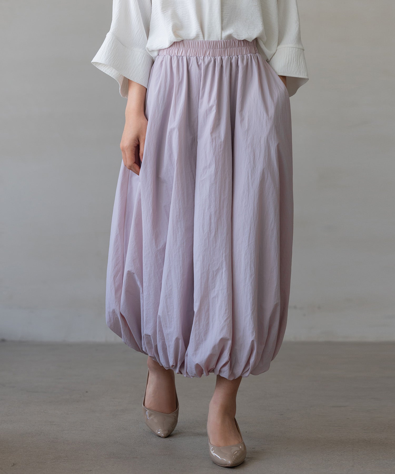 裏地付きふんわりバルーンスカートsdpal0503-101-100