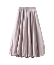 裏地付きふんわりバルーンスカートsdpal0503 ラベンダー
