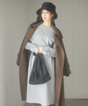 ふわふわフェイクファーバケットハットsdpal1316 ブラック