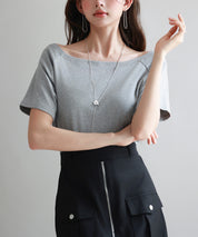 2wayラグランスリーブTシャツsdpal1577 グレー