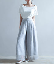 2wayラグランスリーブTシャツsdpal1577 ホワイト