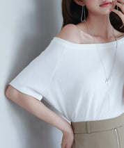 2wayラグランスリーブTシャツsdpal1577 ホワイト