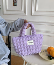 ポコポコポップコーントートバッグsdpal25131 ラベンダー