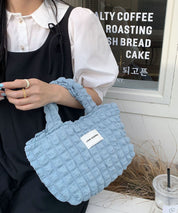 ポコポコポップコーントートバッグsdpal25131 ブルー