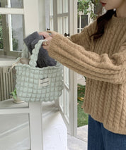 ポコポコポップコーントートバッグsdpal25131 ミント