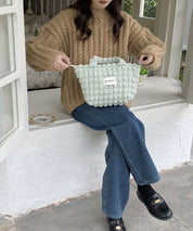 ポコポコポップコーントートバッグsdpal25131 ミント