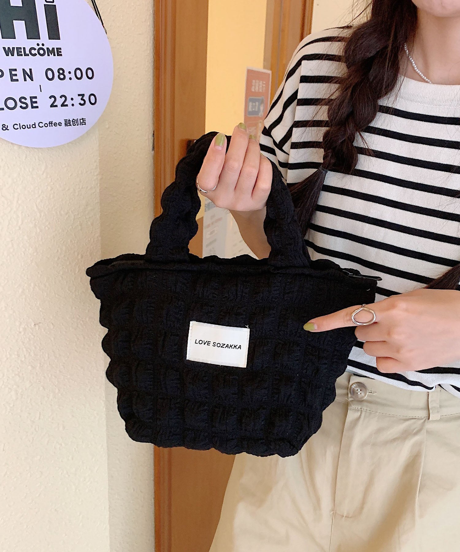 ポコポコポップコーントートバッグsdpal25131-101-8