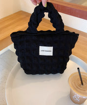 ポコポコポップコーントートバッグsdpal25131 ブラック