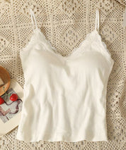 胸元レースカットソーキャミソールsdpal6158-101-1