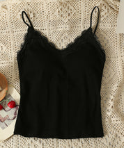 胸元レースカットソーキャミソールsdpal6158-101-8