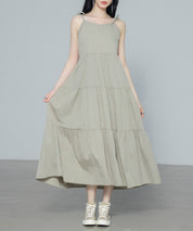 ふんわり広がるディアードキャミワンピースsdpal6213-101-383