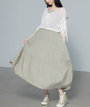 ふんわり広がるディアードキャミワンピースsdpal6213 ダークベージュ