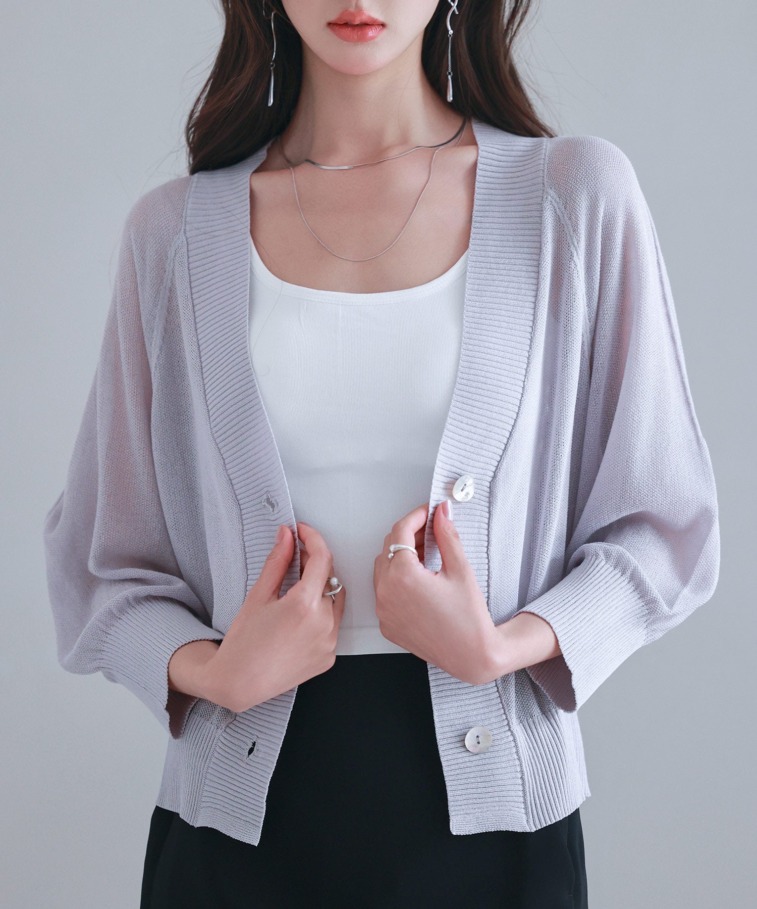 カップ付きクロスキャミソールsdpal7965 ホワイト