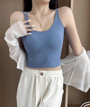 カップ付きクロスキャミソールsdpal7965-101-34