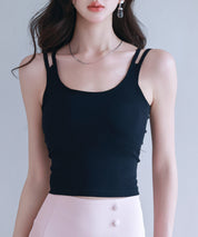 カップ付きクロスキャミソールsdpal7965-101-8