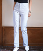 ハイウエストストレートデニムパンツsdpald11 ライトブルー