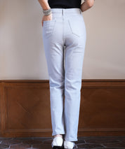 ハイウエストストレートデニムパンツsdpald11 ライトブルー