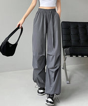 【楽しむ2way】ウエストゴムカーゴパンツsdpalf087 チャコール