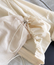 ドローストリング裾UVカットアウターsdpalfs002 アイボリー