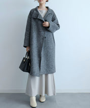 ウエストリブ切り替えマーメイドワンピースsdpdsn0038 グレー