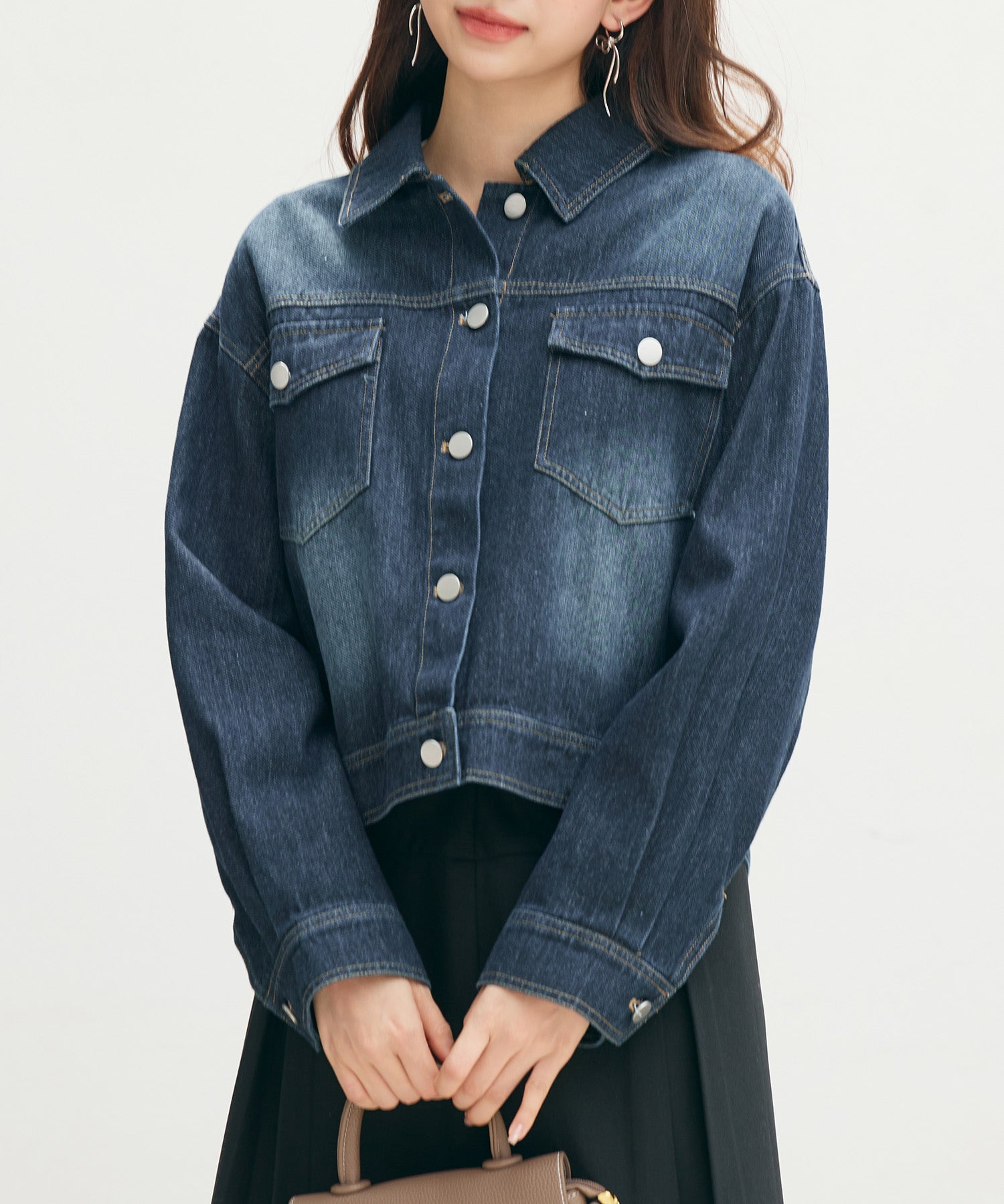 トラッカーデニムウォッシュ加工ジャケットsdpdy82739-101-16