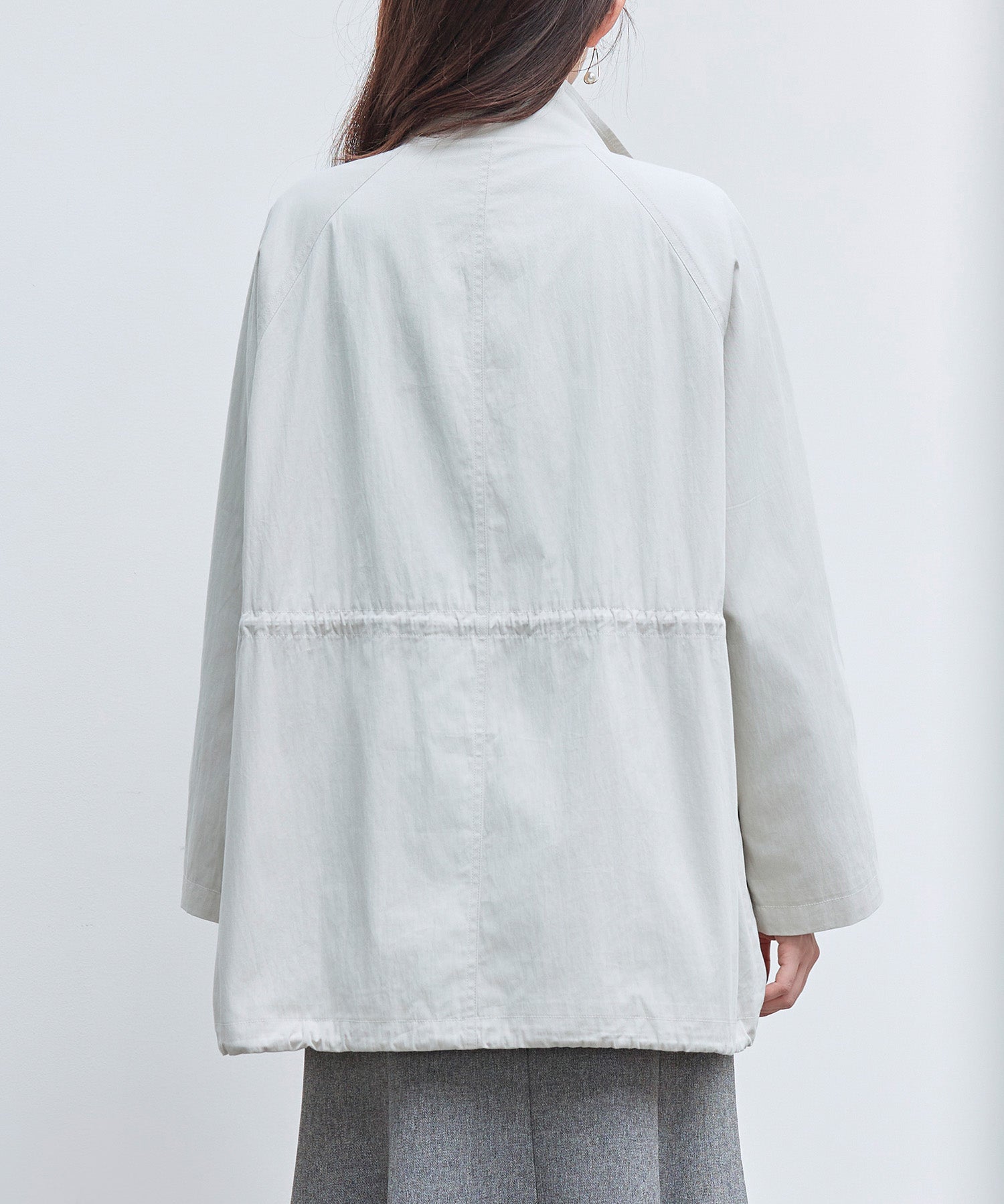 ワックスドオーバーブルゾンsdpdy82777 アイボリー