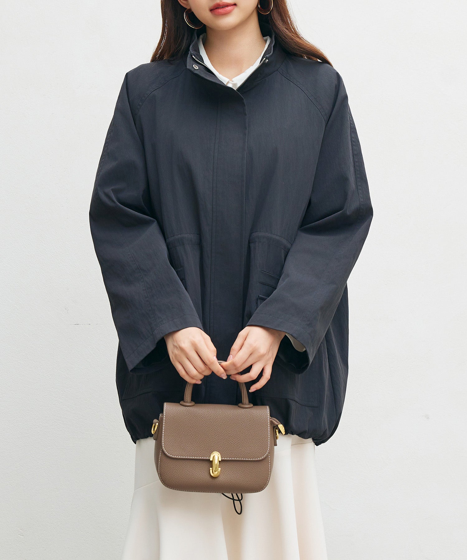 ワックスドオーバーブルゾンsdpdy82777 ブラック