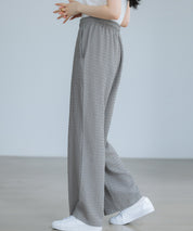 ウエストゴム体型カバーワイドパンツsdpot05 グレー