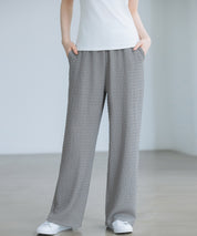 ウエストゴム体型カバーワイドパンツsdpot05 グレー